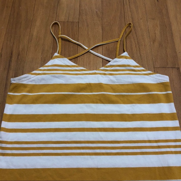 Yellow Tank Top Strappy Cami - Picture 3 of 4